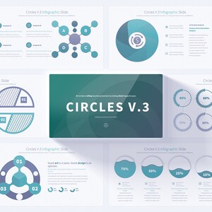 Circles Business PowerPoint Presentation Template | Dynamic & Modern Circular Design Slide Deck for Professional Presentations