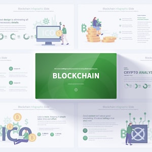 Cryptocurrency PowerPoint Presentation Template | Blockchain Infographic Slides & Bitcoin Presentation Deck
