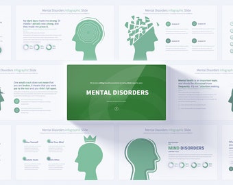 Mental Disorders Presentation, mental health PowerPoint Presentation, Presentation Template, Health Presentation, mental health issues