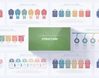 Structure Timeline PowerPoint Presentation Template | Infographic & Steps Slides | Editable Structure Infographic for Business