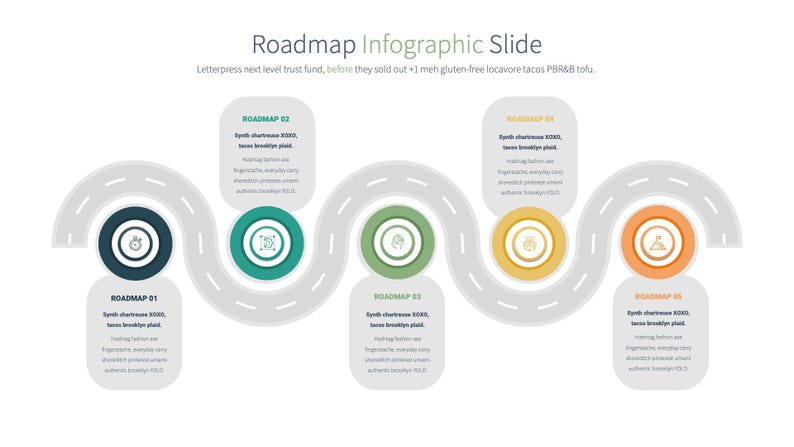 Road Map Text Box Comprehensive Roadmap Powerpoint Infographics | Perfect for Business ...