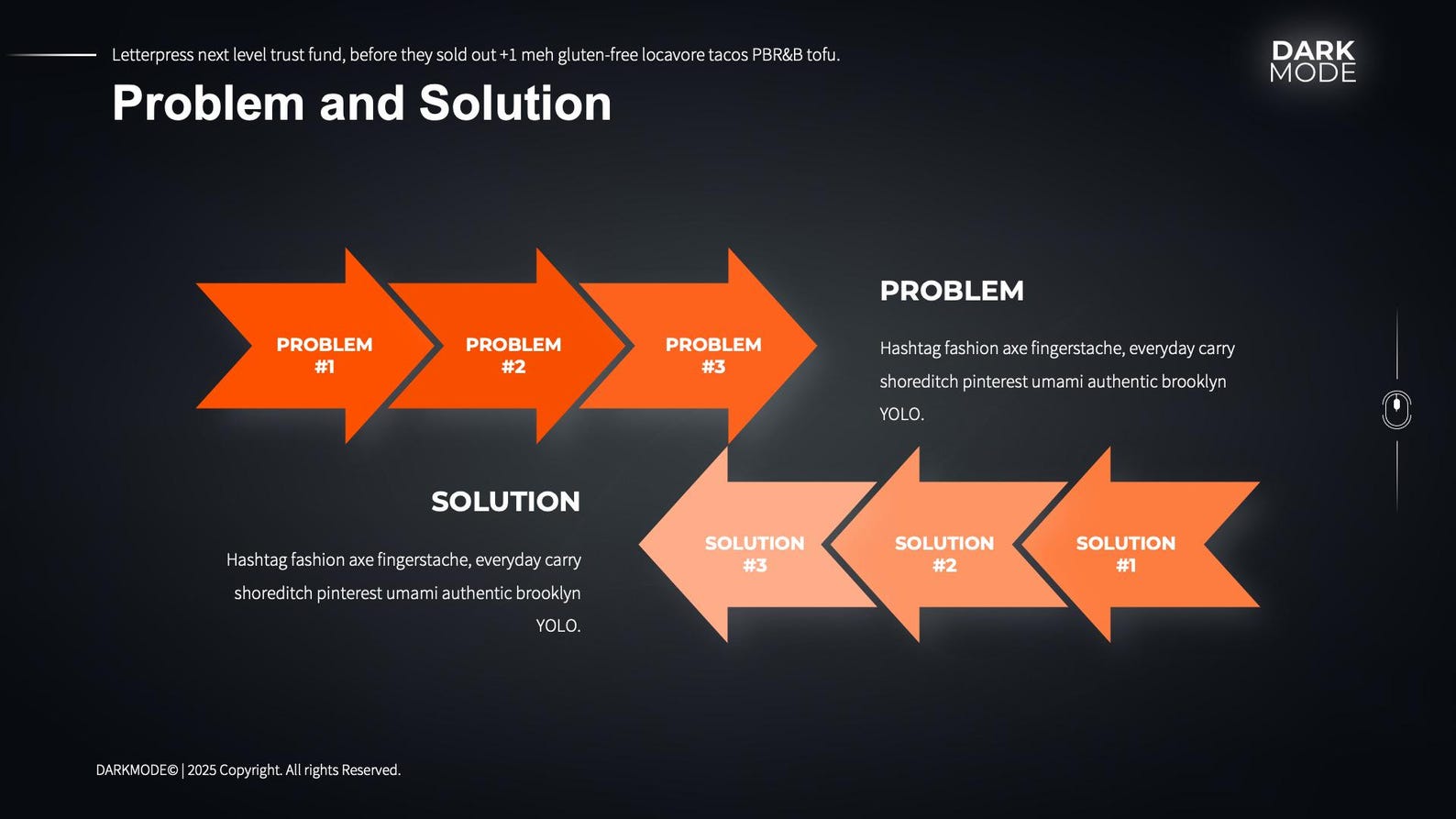 Dark Mode Pitch Deck Powerpoint Template | Professional Dark Theme ...