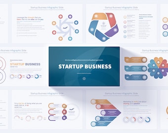Startup Business PowerPoint Presentation Template, startup presentation infographics slides, business solution strategy power point template