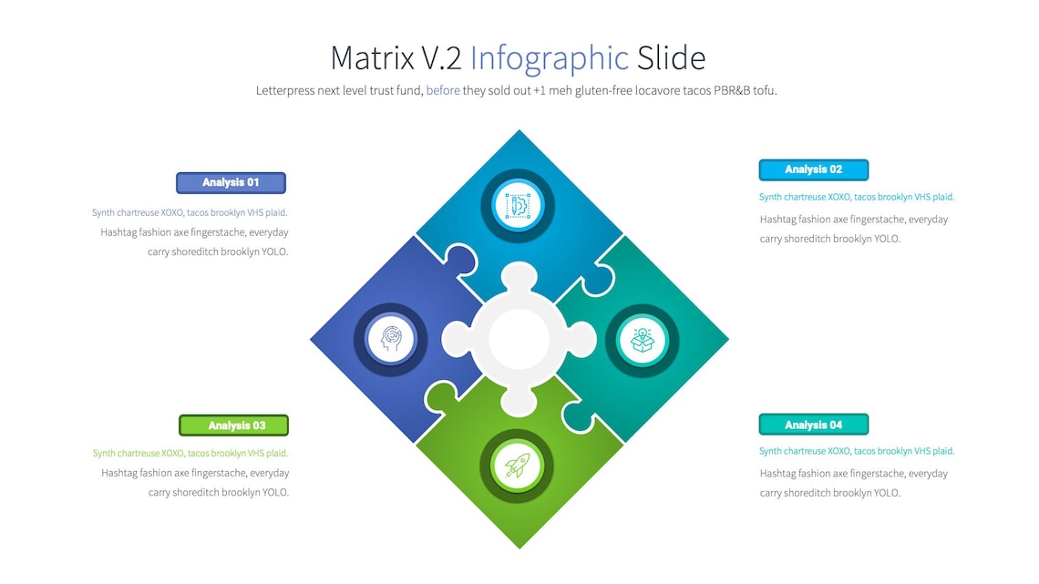 Matrix Powerpoint Presentation Template Matrix Diagram Power - Etsy