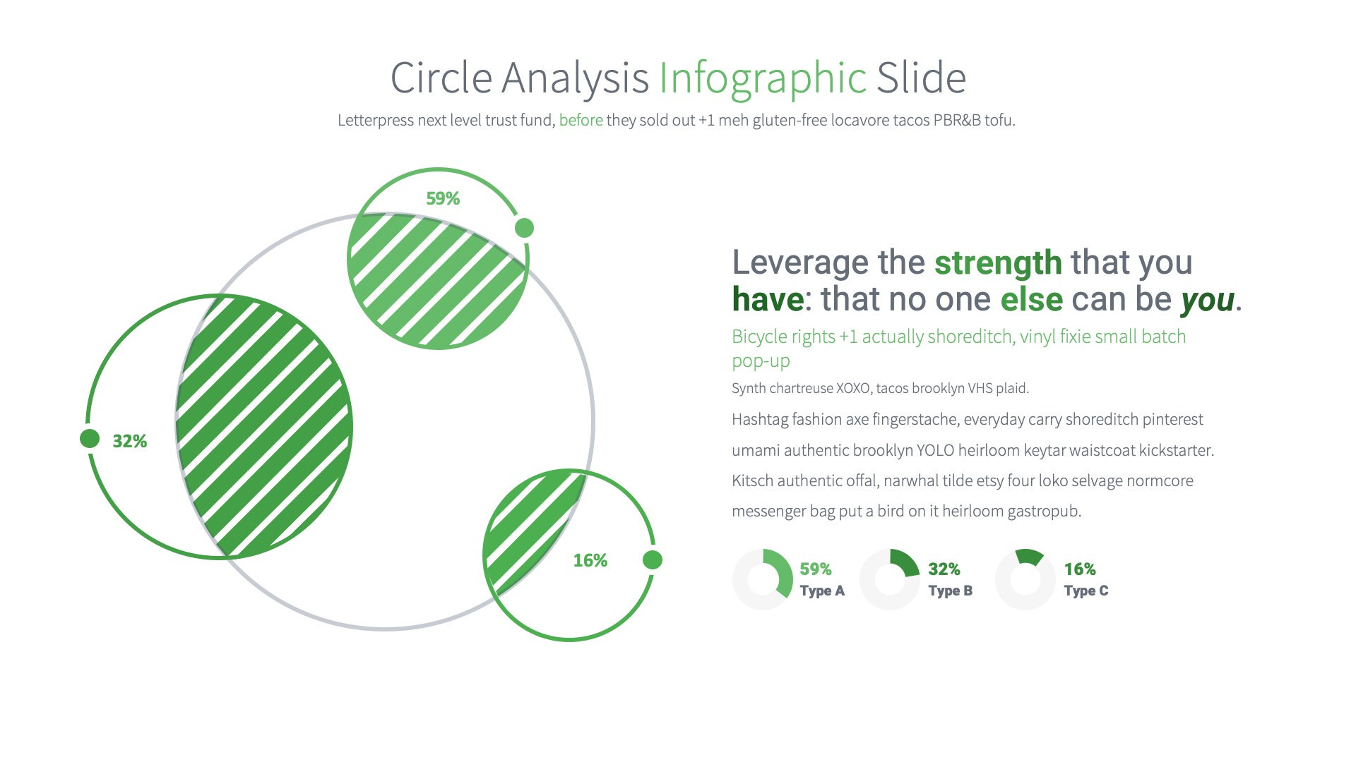 Creative Circle Analysis Powerpoint Presentation Template | Unique ...