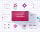 Mental Health Keynote Template | Professional Mental Health Keynote Slides | Perfect for Therapy and Awareness | Medical & Community Health
