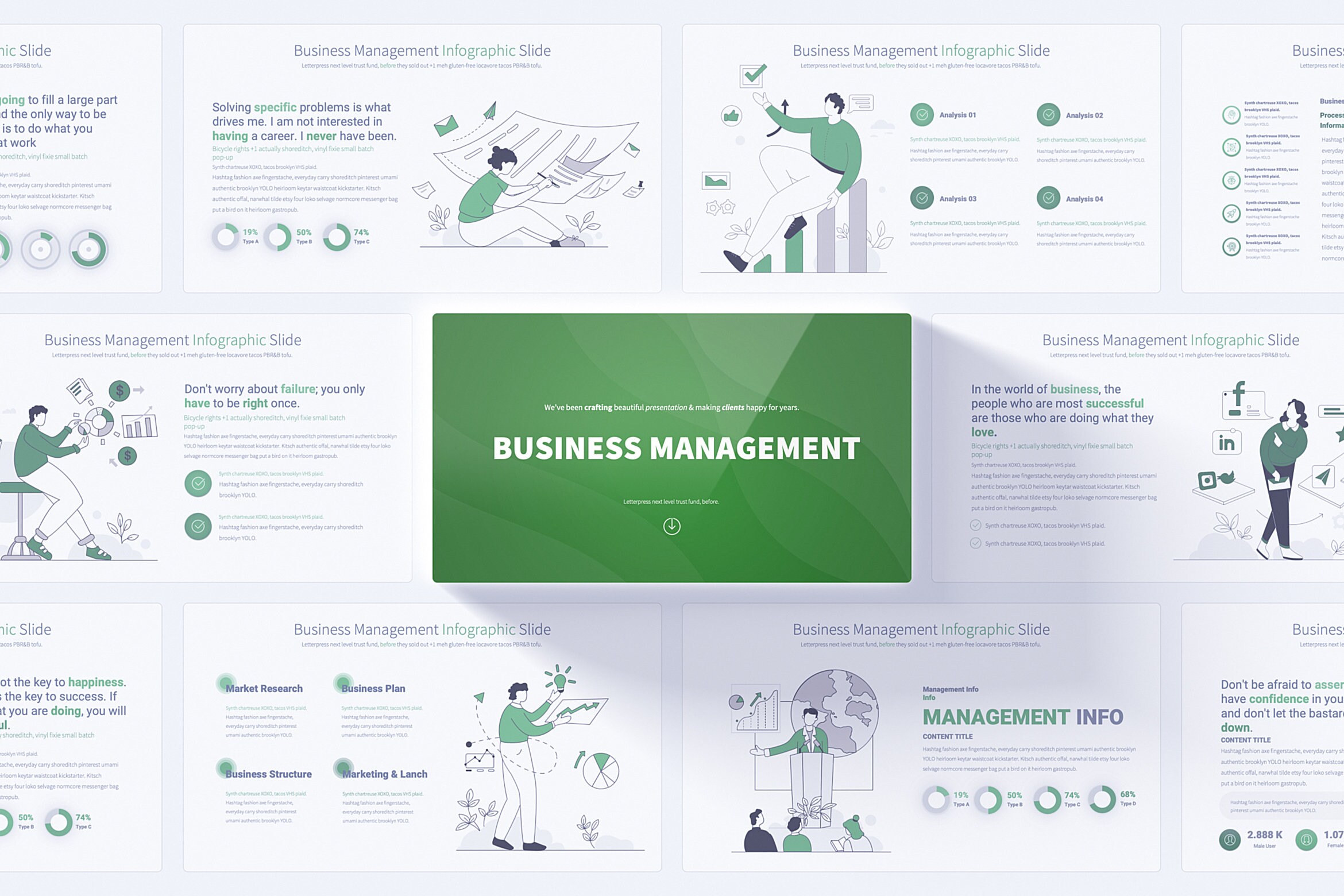 Business Management Powerpoint Presentation Template, Business Strategy ...