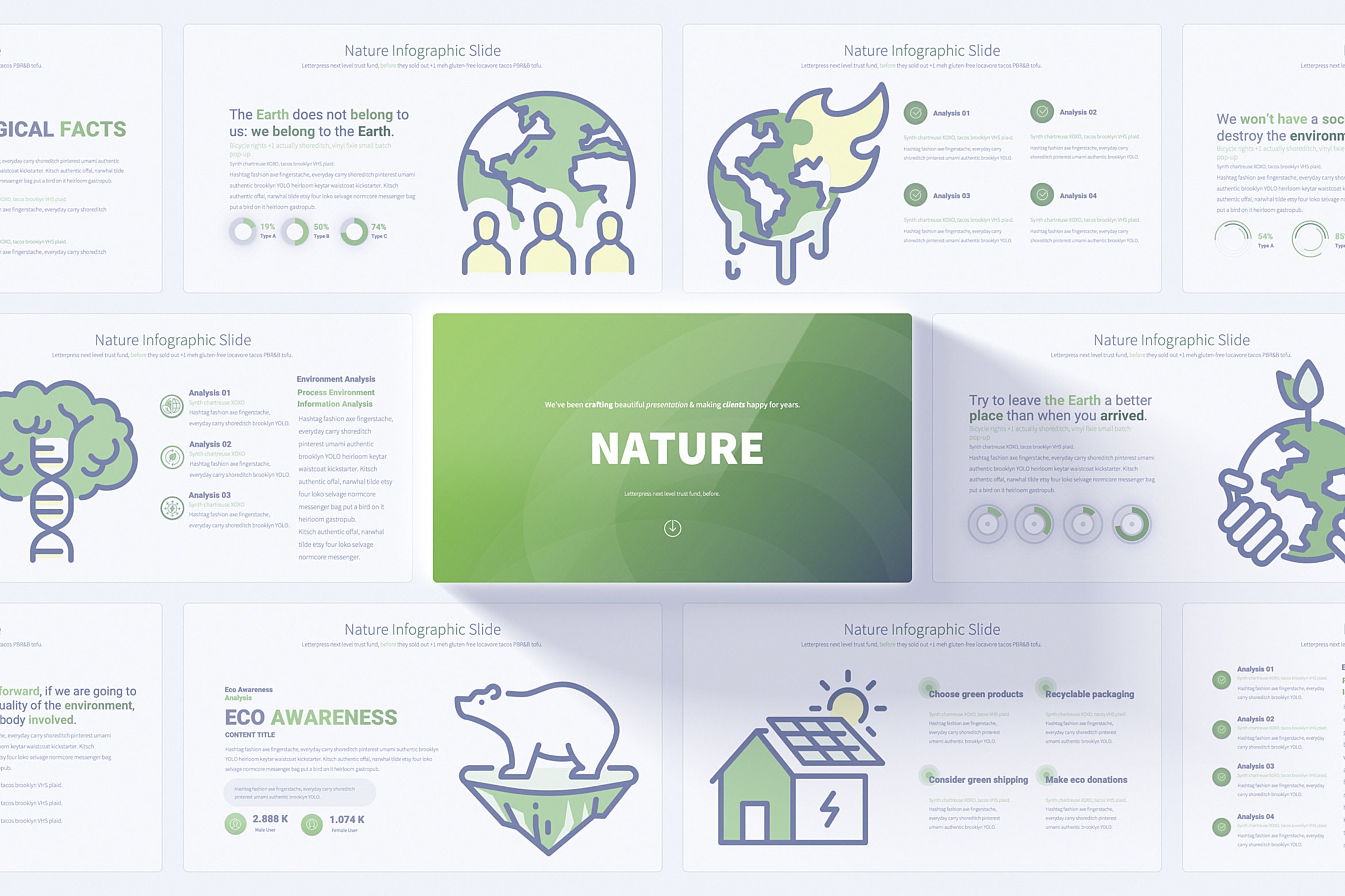 Nature Powerpoint Presentation Template | Eco-friendly Slides With ...