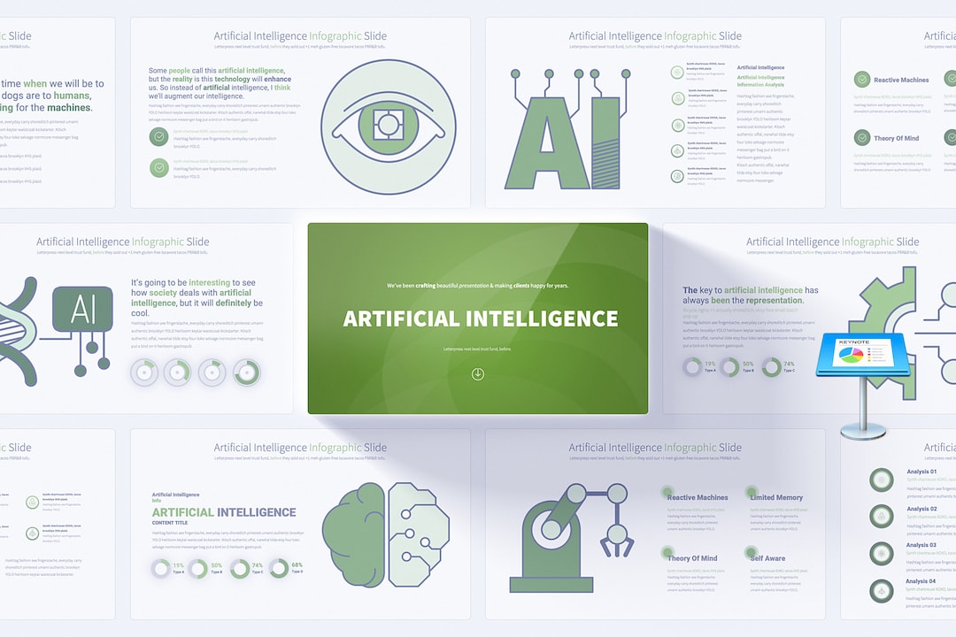 Artificial Intelligence Keynote Presentation Template Ai Keynote
