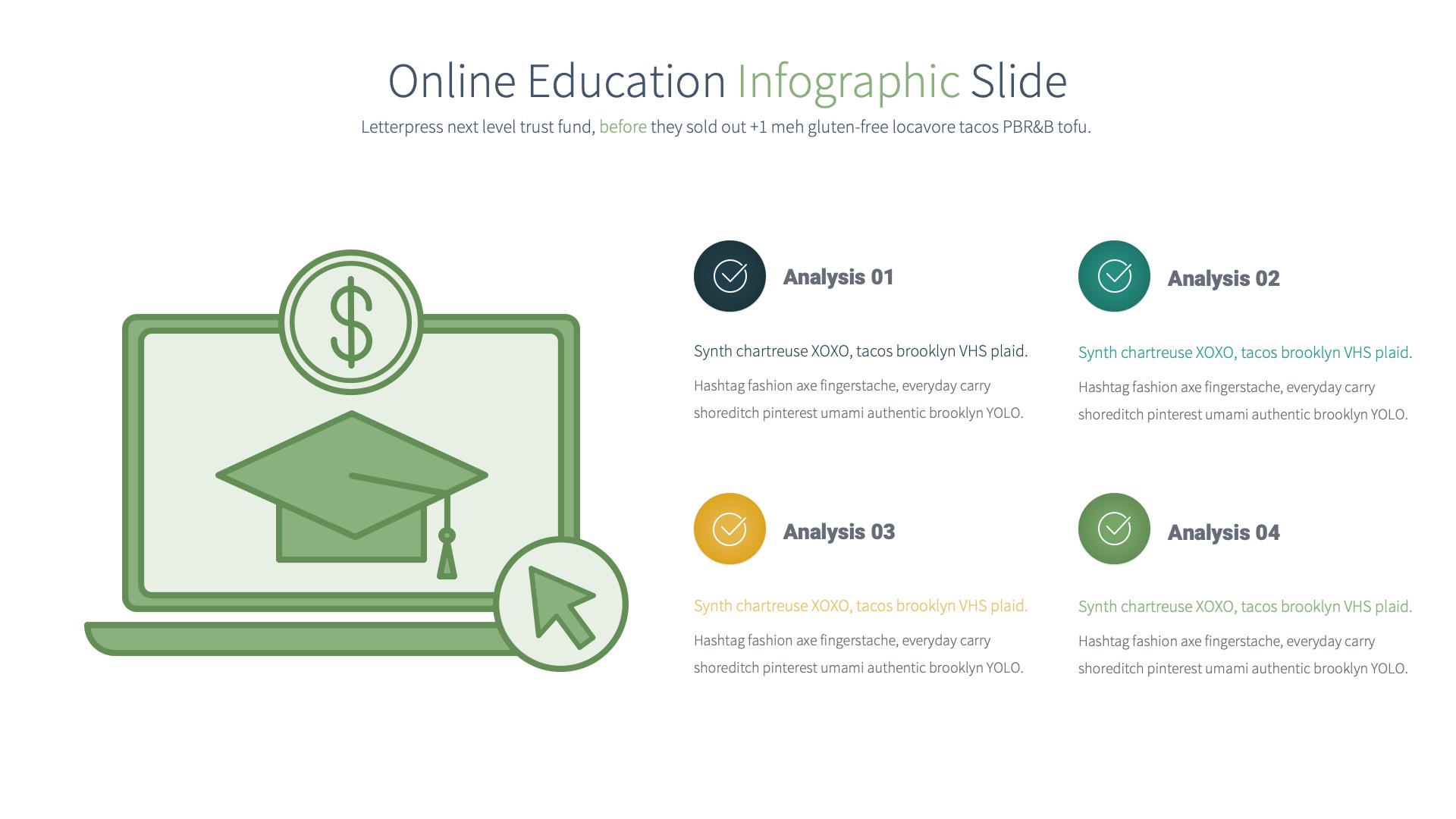 Comprehensive Online Education Powerpoint Template| E-learning and ...