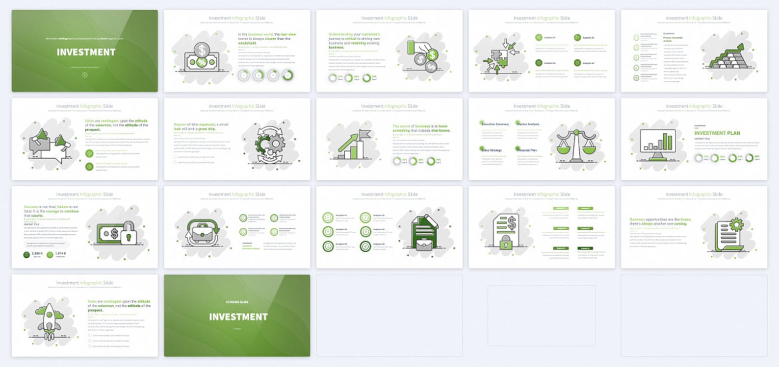 Investment Powerpoint Presentation Template | Editable Infographic ...
