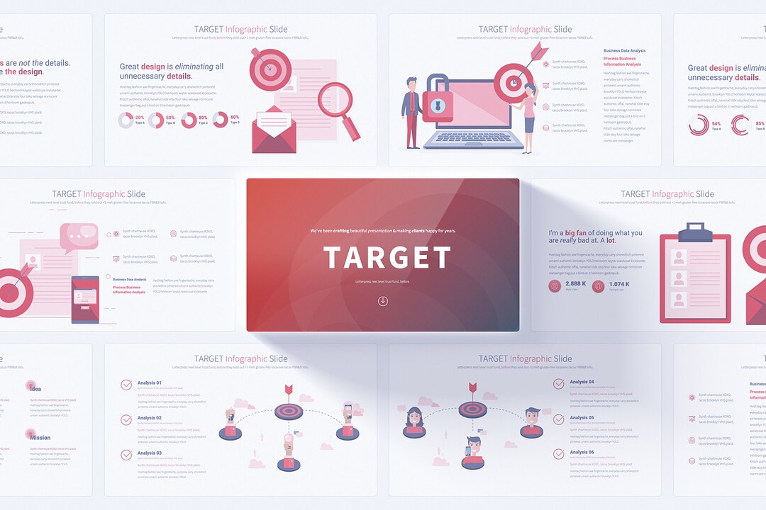 Target Powerpoint Presentation Template | Professional Target Slides ...