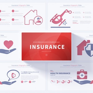 Verzekeringen PowerPoint-infographicsdia's | Presentatiesjabloon uitgebreide verzekering