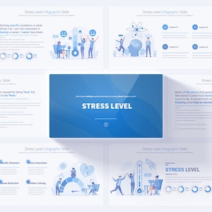 Stress Level PowerPoint Presentation Template | Comprehensive Emotional and Mental Health Slides for Professional Presentations