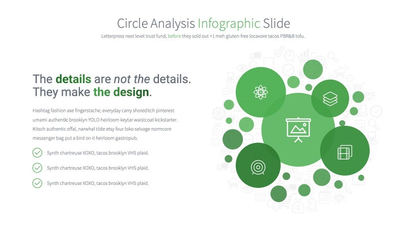 Creative Circle Analysis Powerpoint Presentation Template | Unique ...
