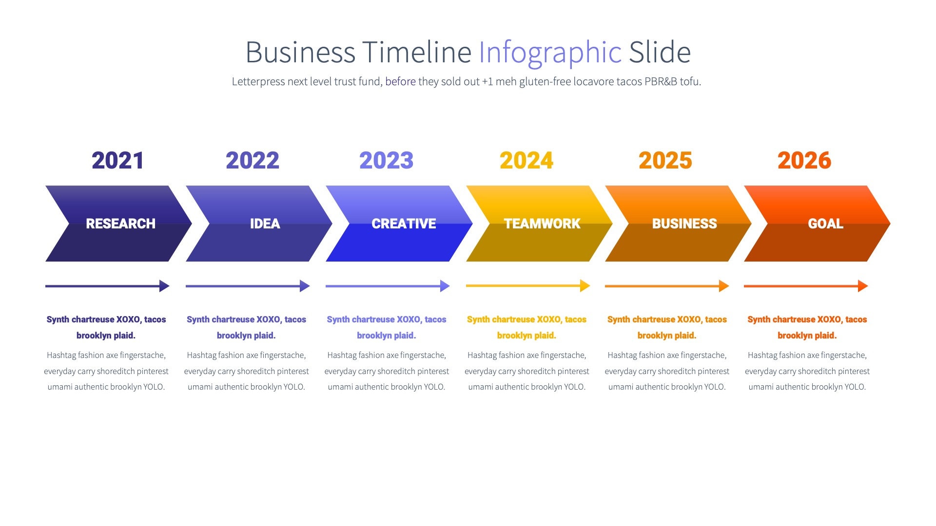 Business Timeline Infographic Powerpoint