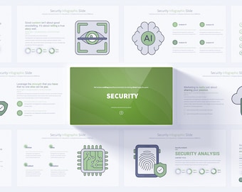 Security PowerPoint Presentation Template | Protection & Cybersecurity PPT Slides