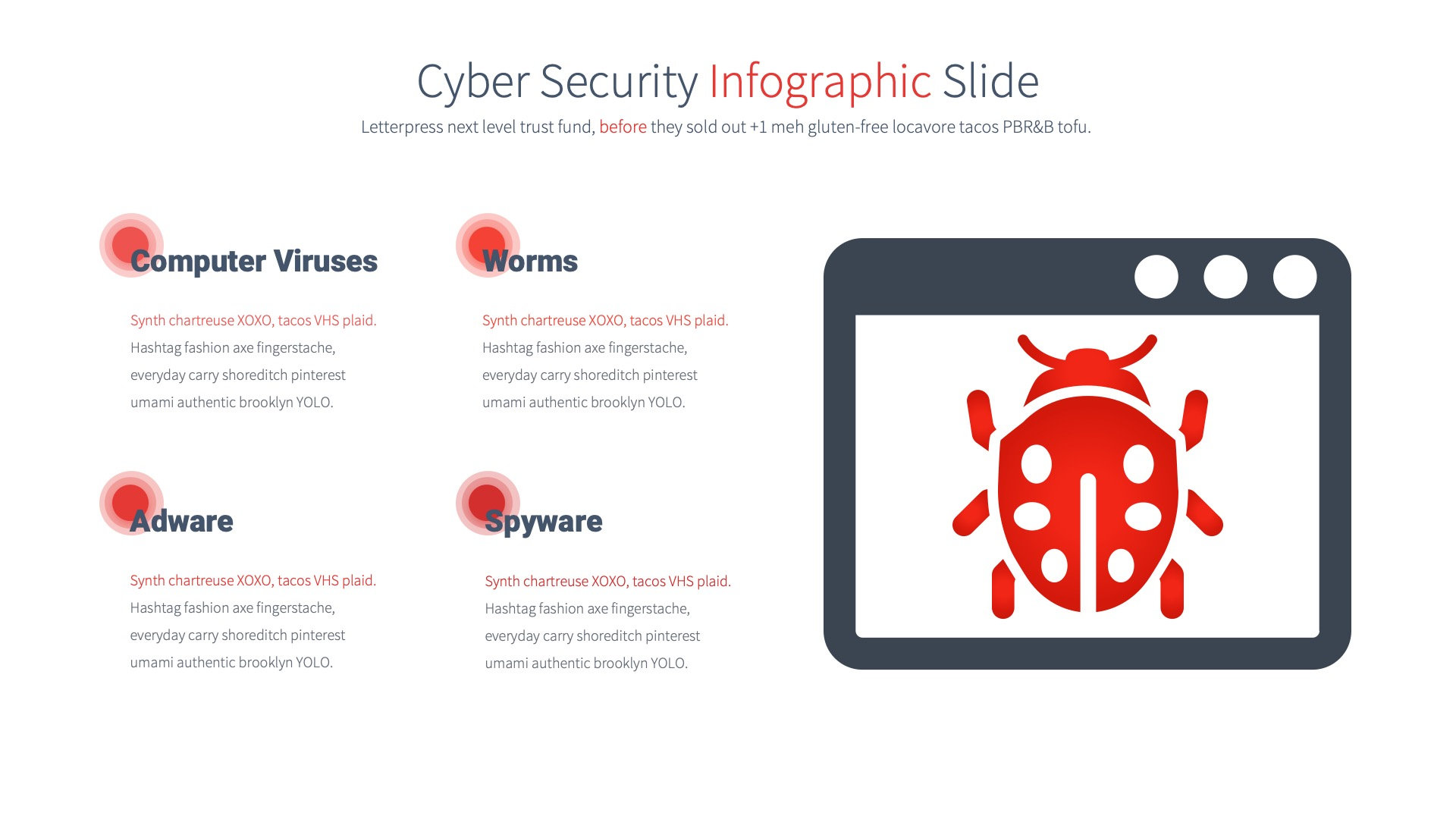 Cyber Security Powerpoint Infographics Slides, Cybersecurity, Computer ...