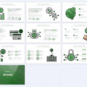 Bitcoin Powerpoint Template | Slides for Cryptocurrency and Blockchain ...