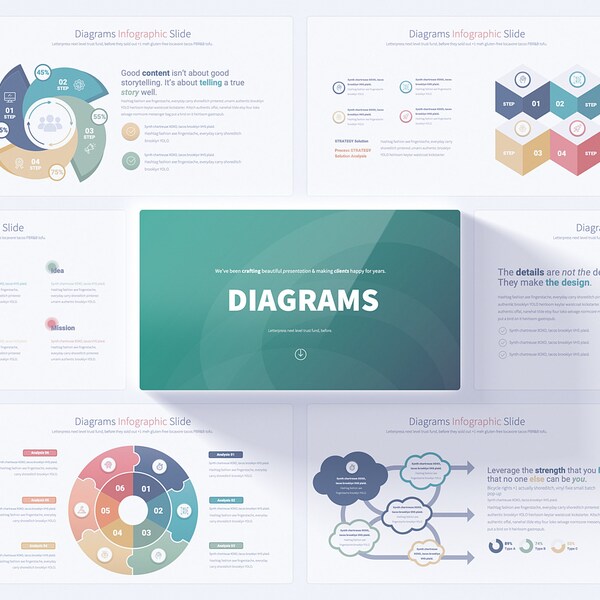 Diagramme PowerPoint Präsentationsvorlage, Business-Diagramm, Venn-Diagramme, Diagramme Business Power-Point-Präsentationsvorlage