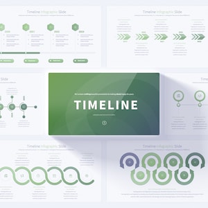 Editable Timeline PowerPoint Template | Modern Design for Business Timelines, Strategic Planning, and Infographic Presentation
