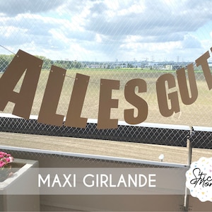 Maxi Garland Custom phrase bunting banner for birthday party or any event