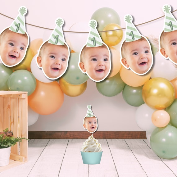 8 PCS CHAPEAU D'anniversaire Pour Bébé Enfants Conique Joyeux Couvre