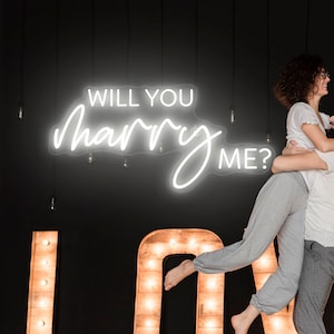 Will You Marry Me Neon Sign: Custom LED Proposal Decor