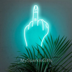 Middle finger neon - .de