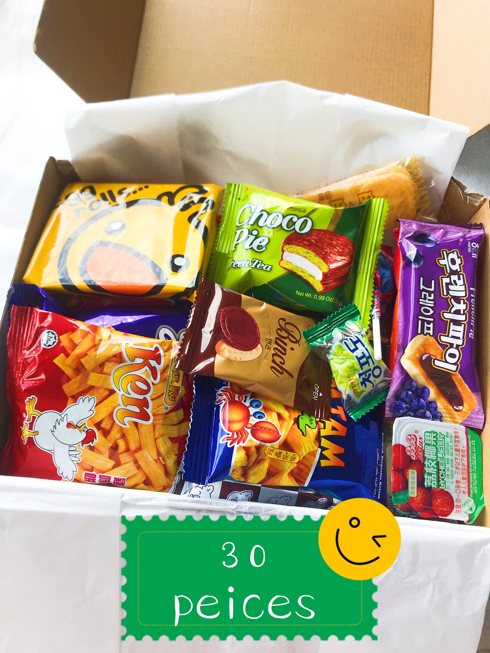 Best Seller Asian Snack Box Variety of Korean Japanese Etsy