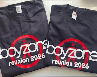 Boyzone Reunion Tour unofficial T-shirt
