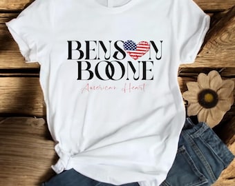 Benson Boone T-shirt American Heart , Concert , Pop Fan - Etsy UK