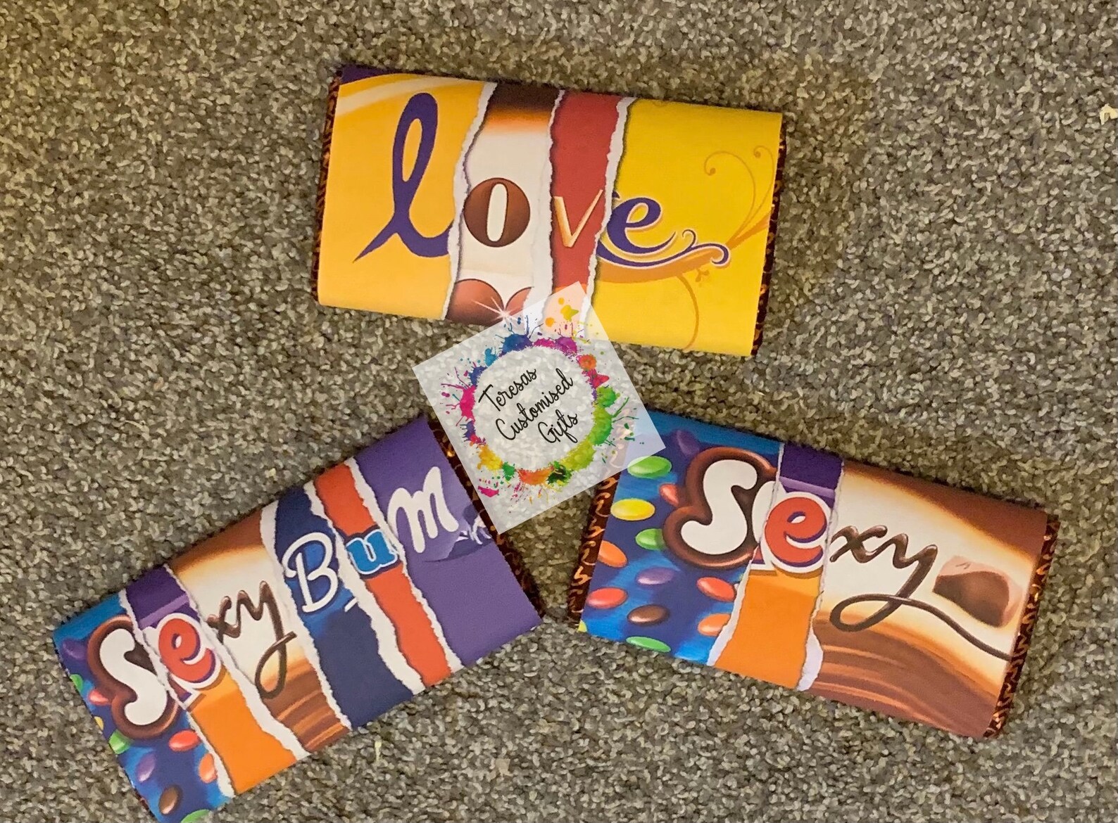 Novelty Chocolate Bar Wrappers Etsy