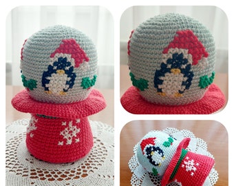 Christmas Crochet Pattern | Crochet Pattern Snow Globe with Penguin | Christmas Crochet | Christmas Amigurumi  | Christmas Amigurumi Pattern