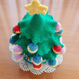 Christmas Crochet Pattern, Christmas Tree with Star, Christmas Crochet, Christmas Amigurumi, Christmas Amigurumi Pattern, Crochet Star image 7