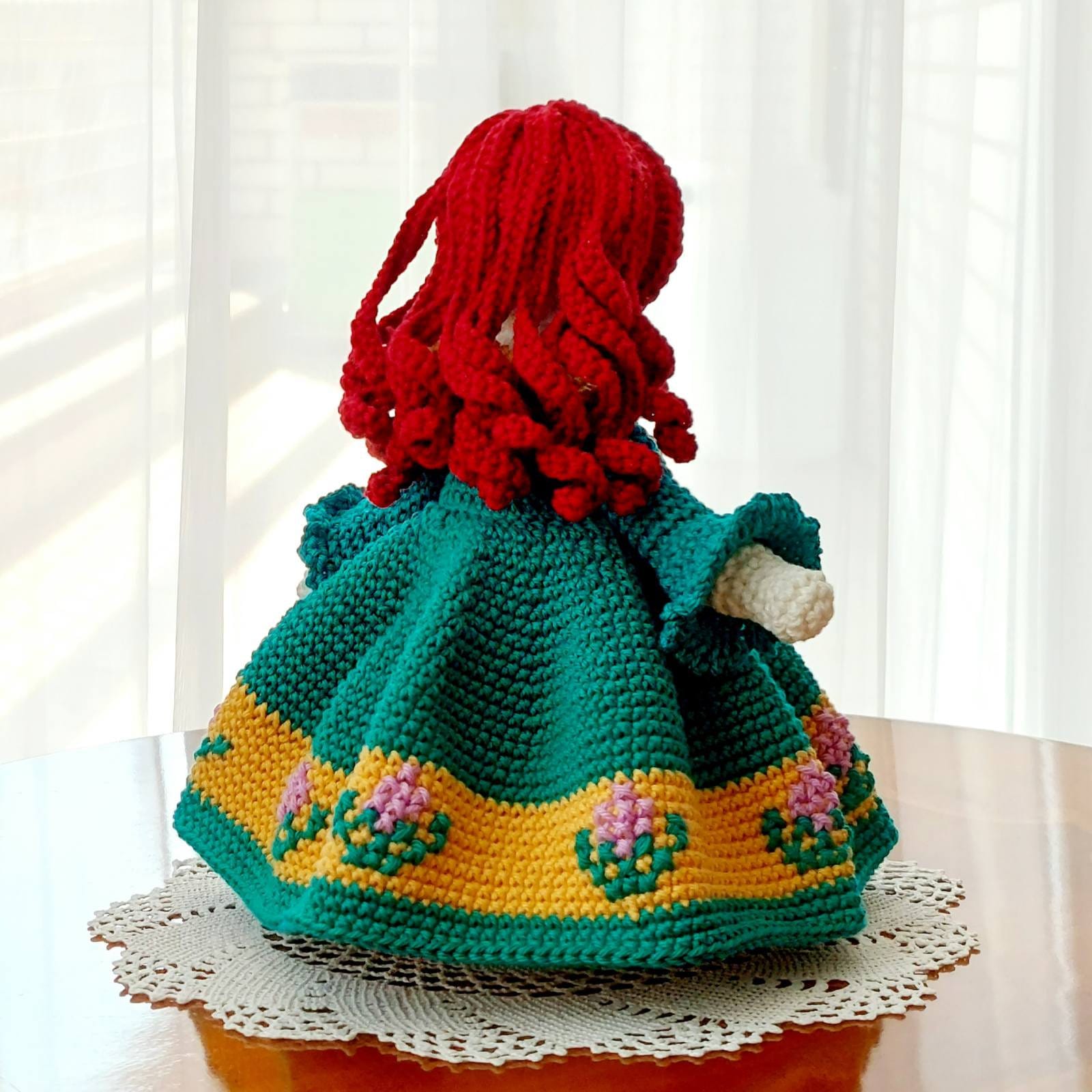 Crochet Doll Pattern Princess Red Hair Amigurumi Doll - Etsy