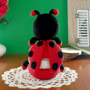 Crochet Amigurumi Pattern Ladybug Stacking Toy, Crochet Ladybug, Amigurumi Ladybug, Crochet Animals image 4