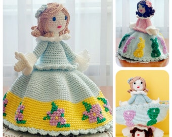 Crochet Doll Pattern | Crochet Pattern Topsy Turvy Doll | Amigurumi Doll Pattern | Crochet Doll | Easter Crochet | Easter Amigurumi
