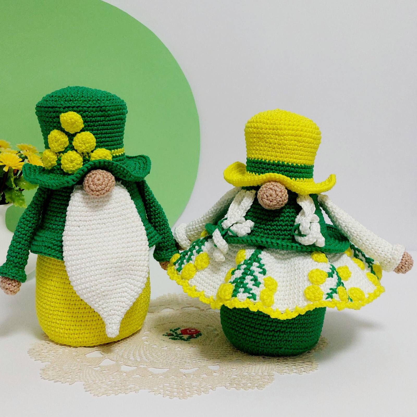 Crochet Garden Gnome Patterns Amigurumi Garden Gnome Etsy