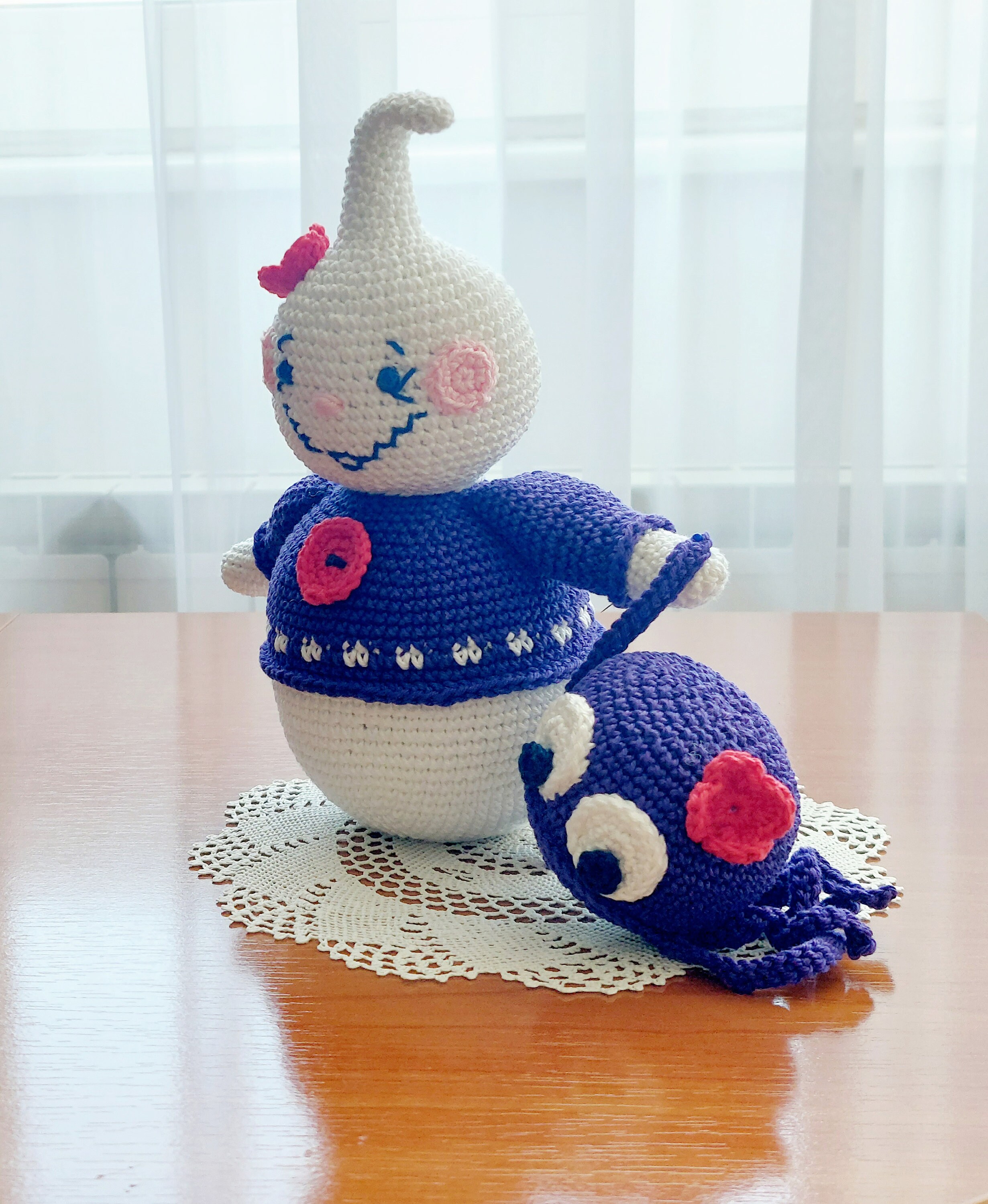 Halloween Crochet Pattern Ghost With Spider Halloween - Etsy