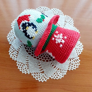 Christmas Crochet Pattern Crochet Pattern Snow Globe with Penguin Christmas Crochet Christmas Amigurumi Christmas Amigurumi Pattern image 4