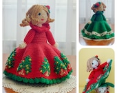 Christmas Crochet Pattern, Topsy Turvy Doll, Crochet Christmas, Christmas Amigurumi, Christmas Amigurumi , Crochet Dolls, Amigurumi Dolls
