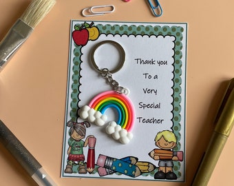 Thank you Teacher / Thank you Keyring / Teacher Gift