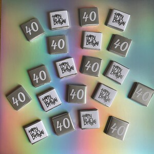 Personalized Chocolate Party Favors: Birthday, Wedding, Shower