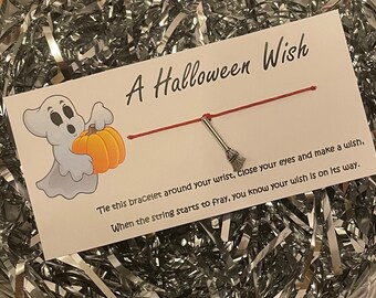 Halloween Make A Wish Bracelet / Halloween Gift