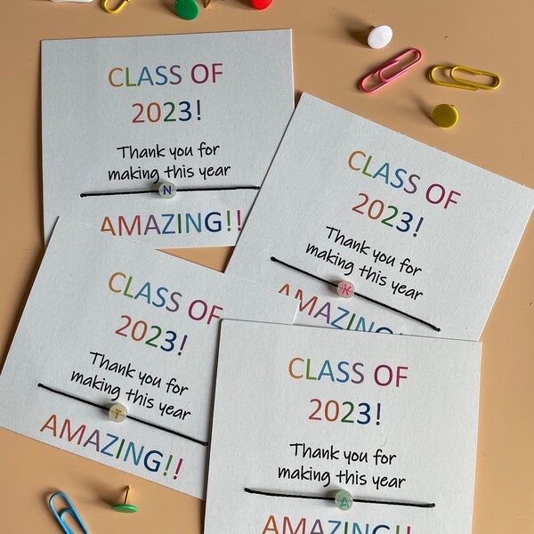 Class of 2023 for Charm Bracelet Etsy