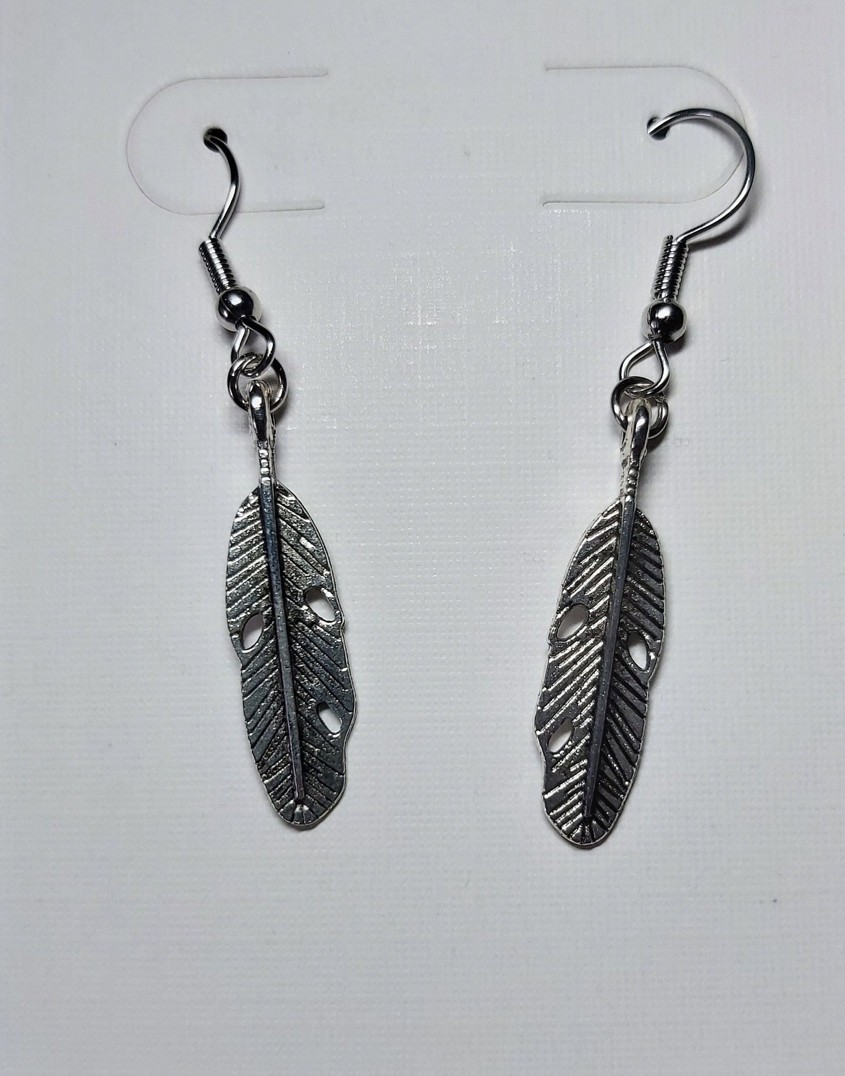Feather Earrings Etsy