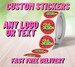 Personalised Stickers | Custom Business Stickers | Product stickers & Labels | Custom Stickers | Logo stickers 