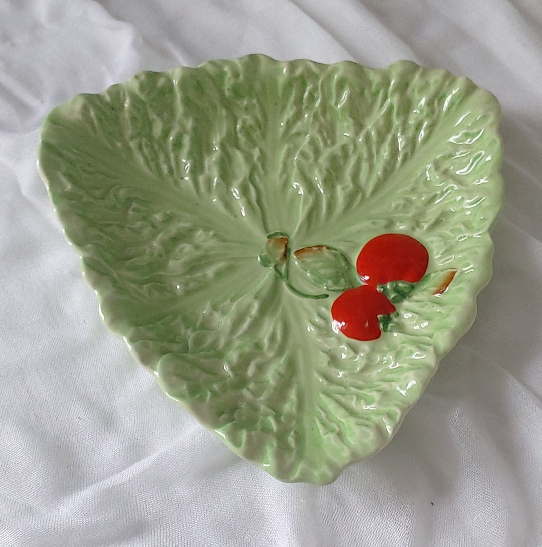 Vintage Carlton Ware Lettuce Leaf Plate Etsy UK