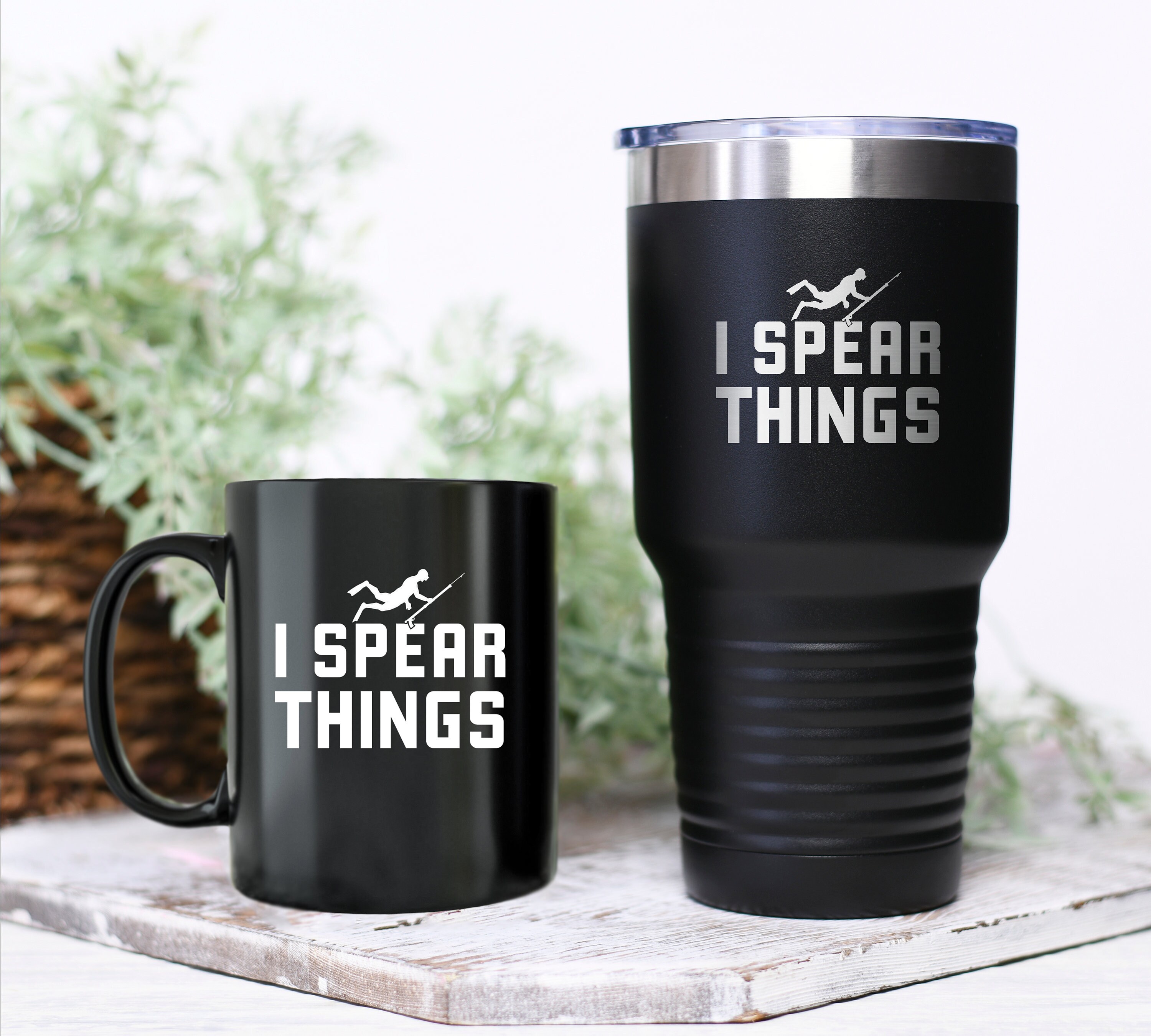 Spearfishing Gifts, Spearfishing Mug, Spear Fishing Hobby Mug